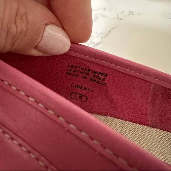 Enzo Angiolini | Pink Slip On Flats - Picture 4 of 9